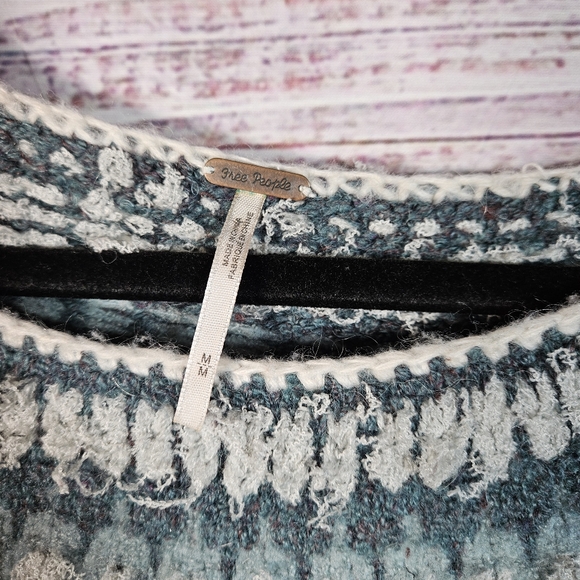Free People Fairisle pullover knit sweater - Picture 8 of 16